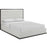 Madeline Queen Vinyl Bed Frame 5498-CAP-WHI