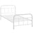 Maisie Twin Stainless Steel Bed Frame 5531-WHI-SET