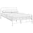 Maisie Full Stainless Steel Bed Frame 5532-WHI-SET