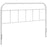 Serena Queen Steel Headboard 5536-WHI