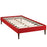 Sherry Twin Fabric Bed Frame with Round Tapered Legs 5582-ATO