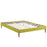 Sherry Full Fabric Bed Frame with Round Tapered Legs 5629-WHE
