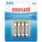 AAA 4PK CARDED BATTERIES
