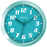 7.75IN WALL CLOCK TEAL
