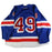 New York Rangers #49 Blue Issued Jersey