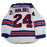 Ryan Malone # 24 New York Ranger White Issued Jersey (Size 58)