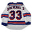 Andre' Deveaux # 33 New York Ranger White Issued Jersey (Size 58)