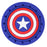 Marvel Captain America 2 Piece Auto Coasters                