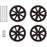 GEARS & SHAFTS 4PK