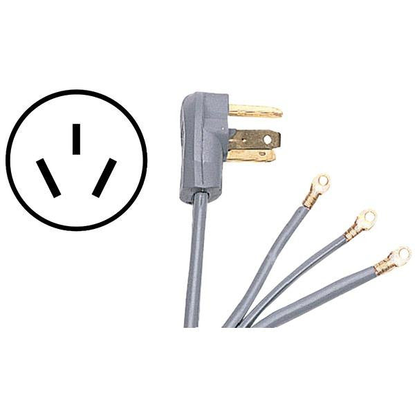 Petra 90-1064 3-wire Range Cord (6ft; 40a)