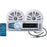Boss Audio Mck1306w.6 Marine Single-din Mechless Receiver With 2 Speakers