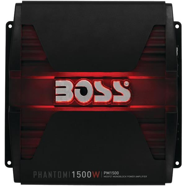 BOSS AUDIO PM1500 Phantom Series Class AB Monoblock Amp (1,500 Watts)