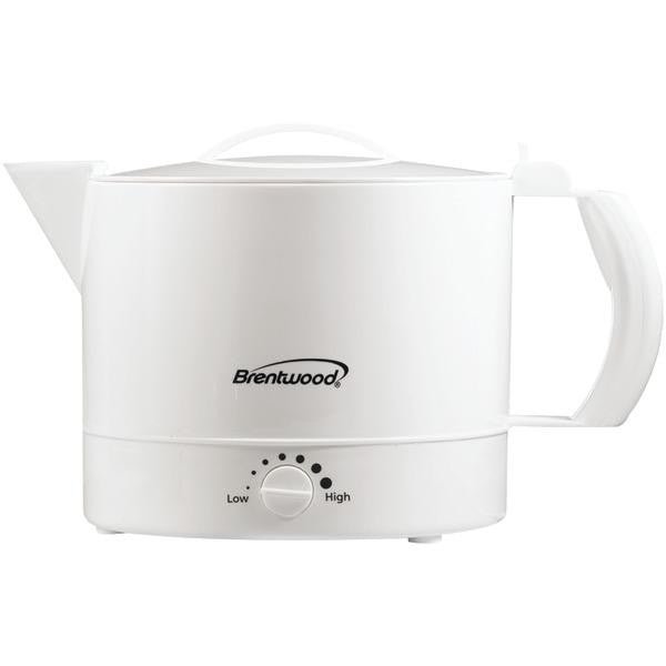 Brentwood Kt-32w 32-ounce Plastic Hot Pot