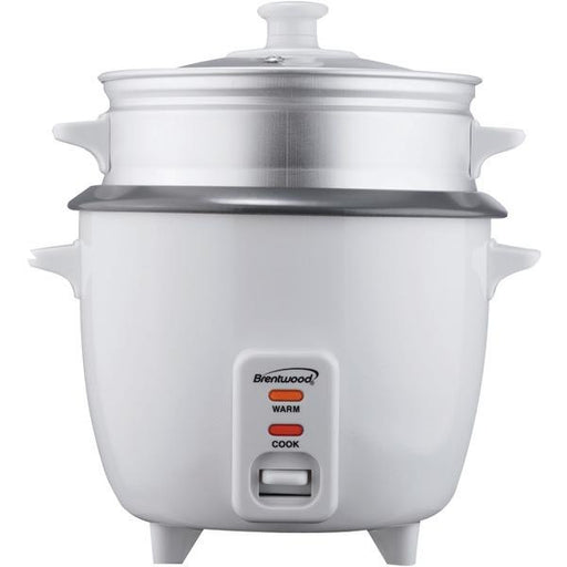 Brentwood Ts-600s Rice Cooker With Steamer (5 Cups, 400w)