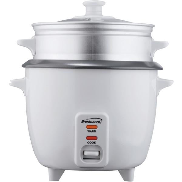 Brentwood Ts-600s Rice Cooker With Steamer (5 Cups, 400w)