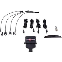 Backstopper(TM) Rear Parking-Assist System with Mini LED Display, Chrome Bumper Sensor Heads & 14.5ft Extension Cable for Pickup Trucks
