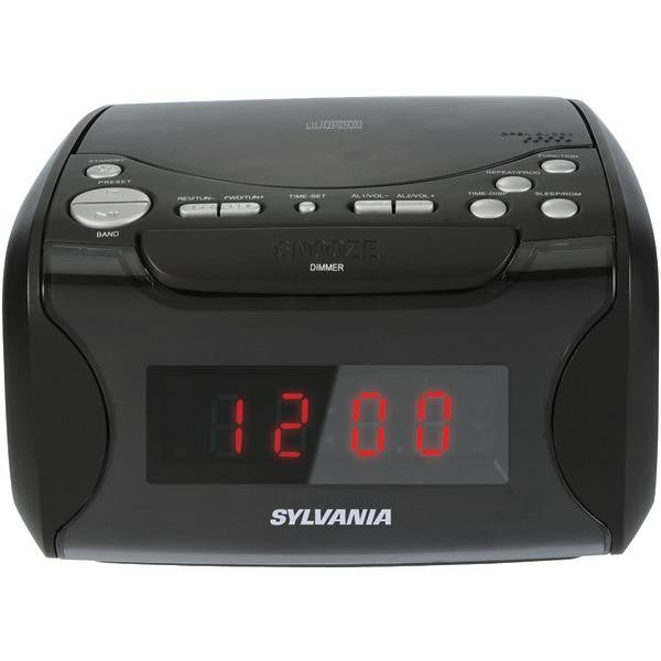 Sylvania Scr4986 Usb-charging Cd Clock Radio