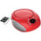 SYLVANIA SRCD261-B-RED Portable CD Player with AM-FM Radio (Red)
