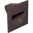 Datacomm Electronics 45-0002-br 2-gang Recessed Cable Plate (brown)