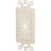 Datacomm Electronics 45-0016-la D Cor Insert With Flexible Opening (light Almond)