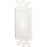 Datacomm Electronics 45-0016-wh D Cor Insert With Flexible Opening (white)
