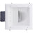 Datacomm Electronics 45-0032-wh Recessed Low-voltage Media Plate With 20a Duplex Receptacle