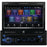 DUAL DV725BH 7" Single-DIN In-Dash DVD Receiver with Built-In Bluetooth(R) & HDMI(R) Input