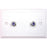Eagle Aspen 500271 3ghz Wall Plate With Dual Connectors (f-81, White)