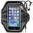 RETRAK ETARMLBK iPhone(R) 6 4.7"-Samsung(R) Galaxy S(R) 5 Large Sports Armband with Retractable Earwraps (Black)