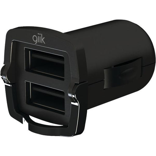 Giik Gkccg10w2 Micro Pull Tab Car Charger With Dual Usb Ports
