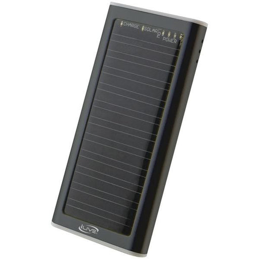 Ilive Wp332b Solar Power Charger With Built-in Rechargeable Battery (1,250mah)