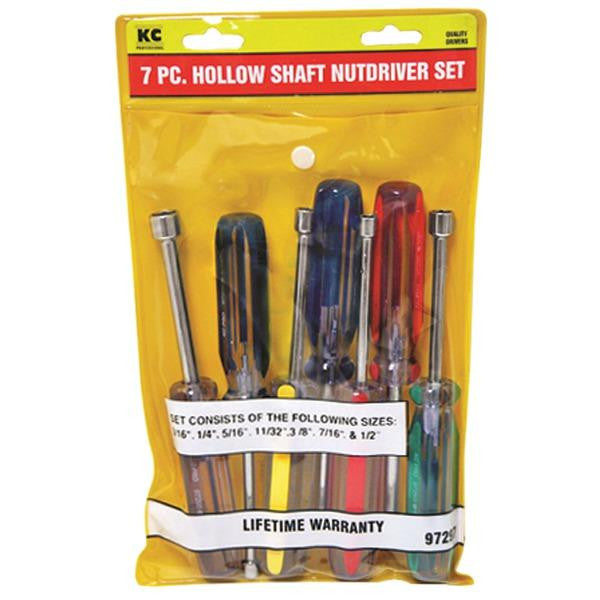 Kc Professional 97297 7-piece Hollow Shaft Nutdriver
