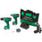 Hitachi Kc10dfl2 12-volt Peak Li-ion Driver Drill & Impact Driver Combo Kit