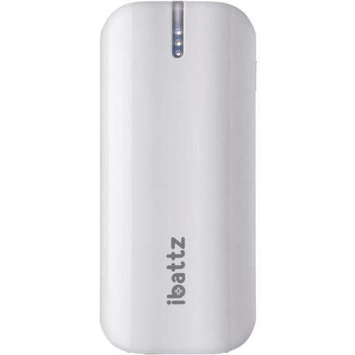 IBATTZ IB-PWB-WHT-60 6,000mAh 2.1-Amp Portable Charger External Battery Pack-Powerbank for Smartphones & Tablets (White)