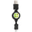 Iessentials Ie-micro-usbr Micro Usb To Usb Retractable Data Cable