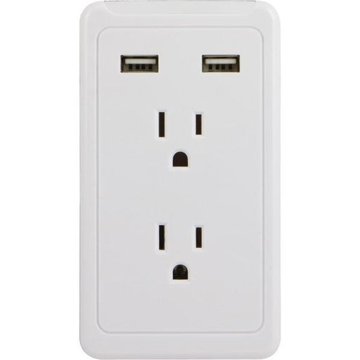 Ge 13464 2-outlet Wall Tap With 2 Usb Ports