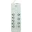 GE 13475 8-Outlet Surge Protector with 2 USB Ports