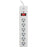 Ge 14092 6-outlet Surge Protector (white, 10ft Cord)
