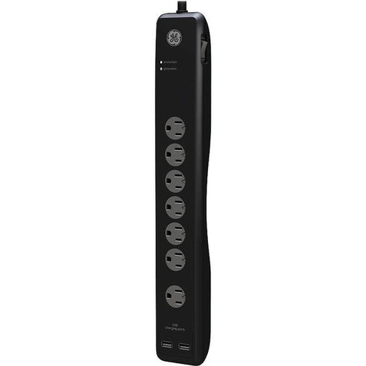 Ge 14820 7-outlet Surge Protector With 2 Usb Ports