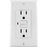GE 17818 Tamper-Resistant GFCI Receptacle (White)
