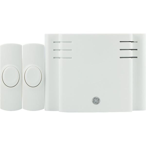 Ge 19297 Battery-operated 8-melody Door Chime With 2 Push Buttons