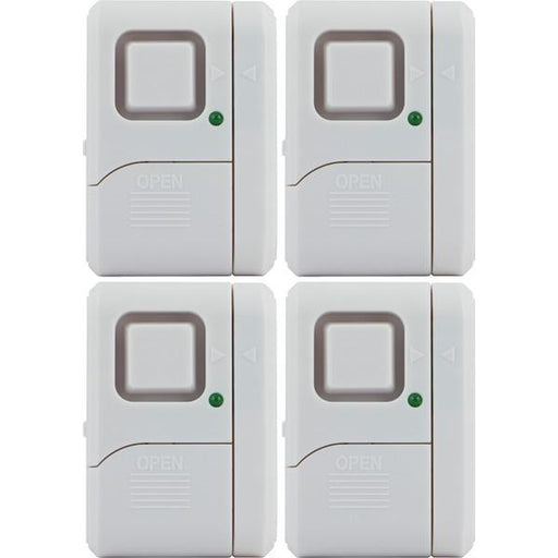 GE 45174 Magnetic Indoor Window Alarms, 4 pk