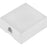 Ge 76136 Surface Mount Phone Jack, White