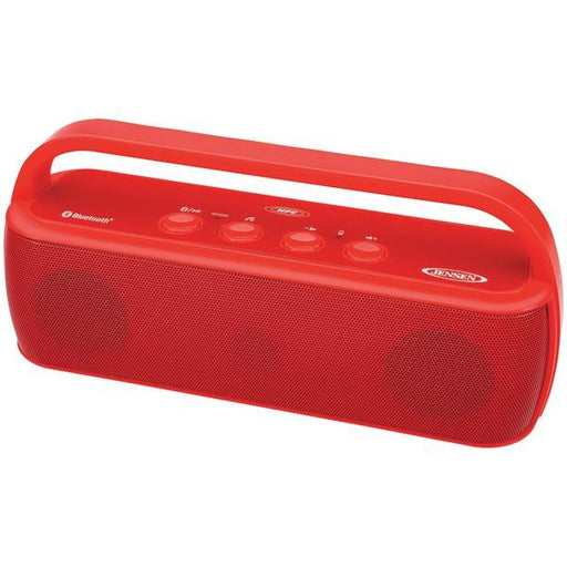 JENSEN SMPS-627-R Bluetooth(R) Portable Wireless Stereo Speaker (Red)