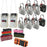 Travel Accessories Kit With Security Straps, Locks And Pouches