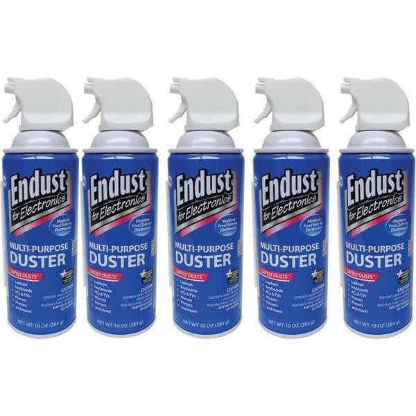 Endust 11384 Electronics Duster 5 Pack (10 Oz; With Bitterant 152)