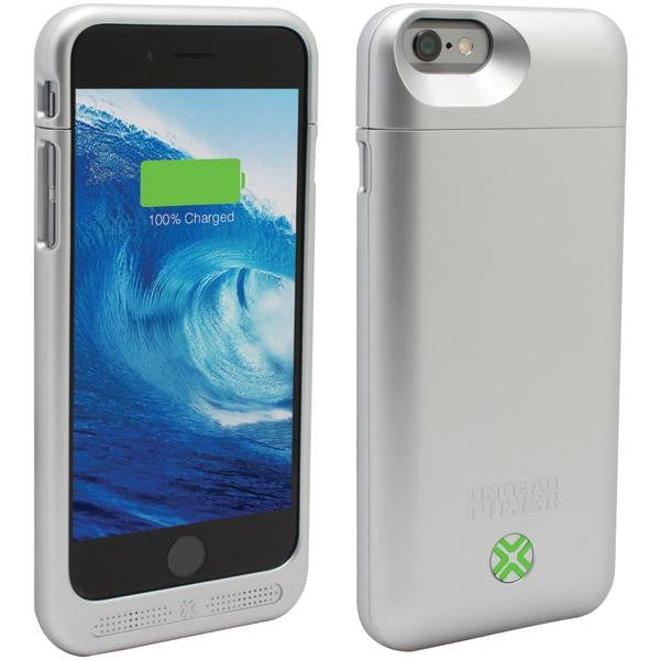 LENMAR BC6S iPhone(R) 6 4.7" Power Case (Silver)