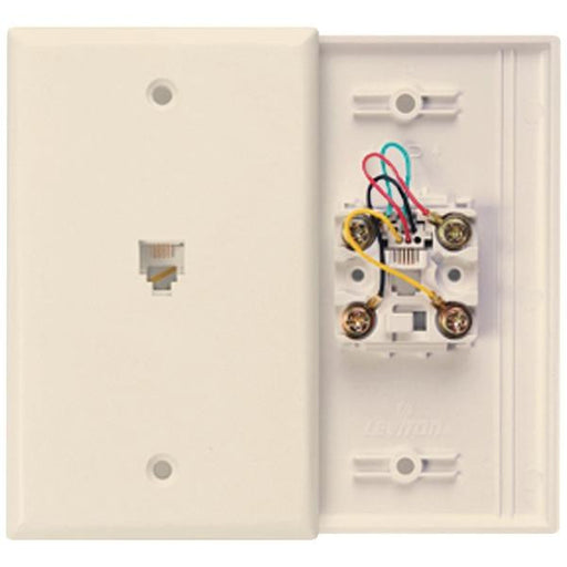 Leviton 40949-i Telephone Wall Plate (ivory)