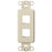 Leviton 41642-t Quickport(r) D Cora(r) Platform (2-port; Light Almond)