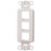 Leviton 41643-w Quickport(r) D Cora(r) Platform (3-port; White)